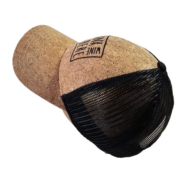 Drink Wine From Here in‎ Oregon Hat. Cork Brimmed Mercom Baseball Mesh Snapback - Picture 6 of 8